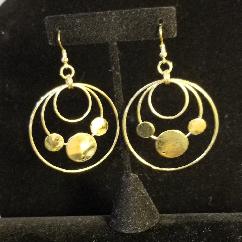 4/$15 👓 Sale  Triple Hoop Earrings